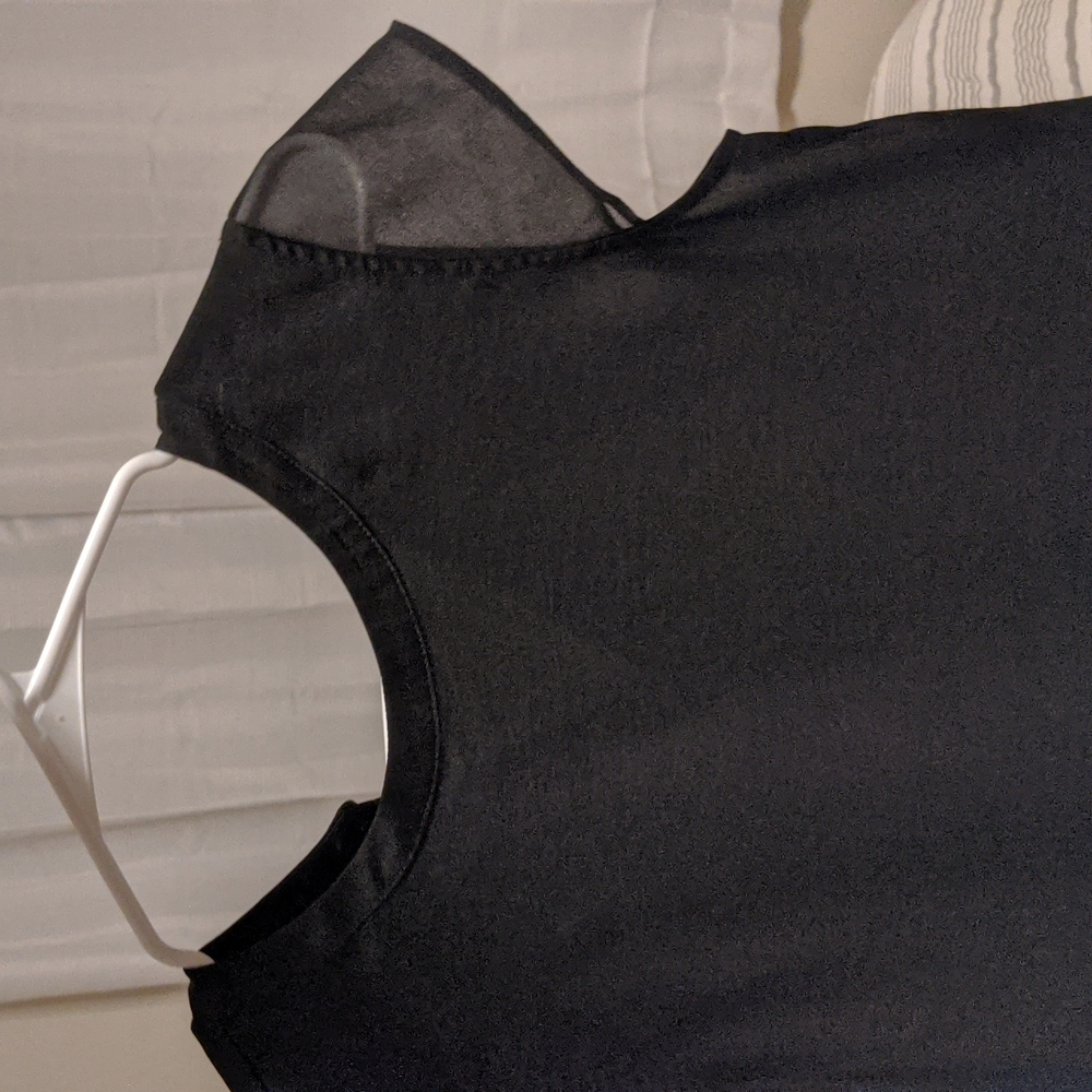 Black dress top